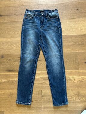 Judy Blue Washed Dark Blue Slim Fit Jeans